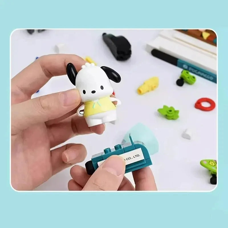 Sanrio "Pochacco" Building Block Figurine - Cupcake Lego