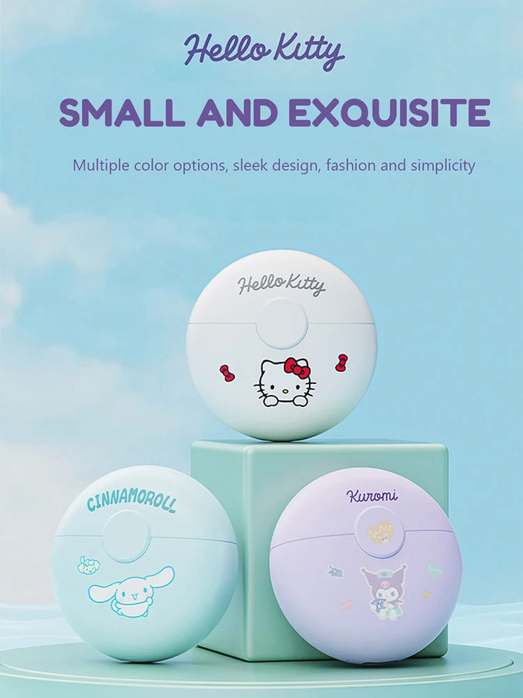 "Kawaii Kuromi Bluetooth Earphones - Hello Kitty & Cinnamoroll TWS Wireless Headphones"