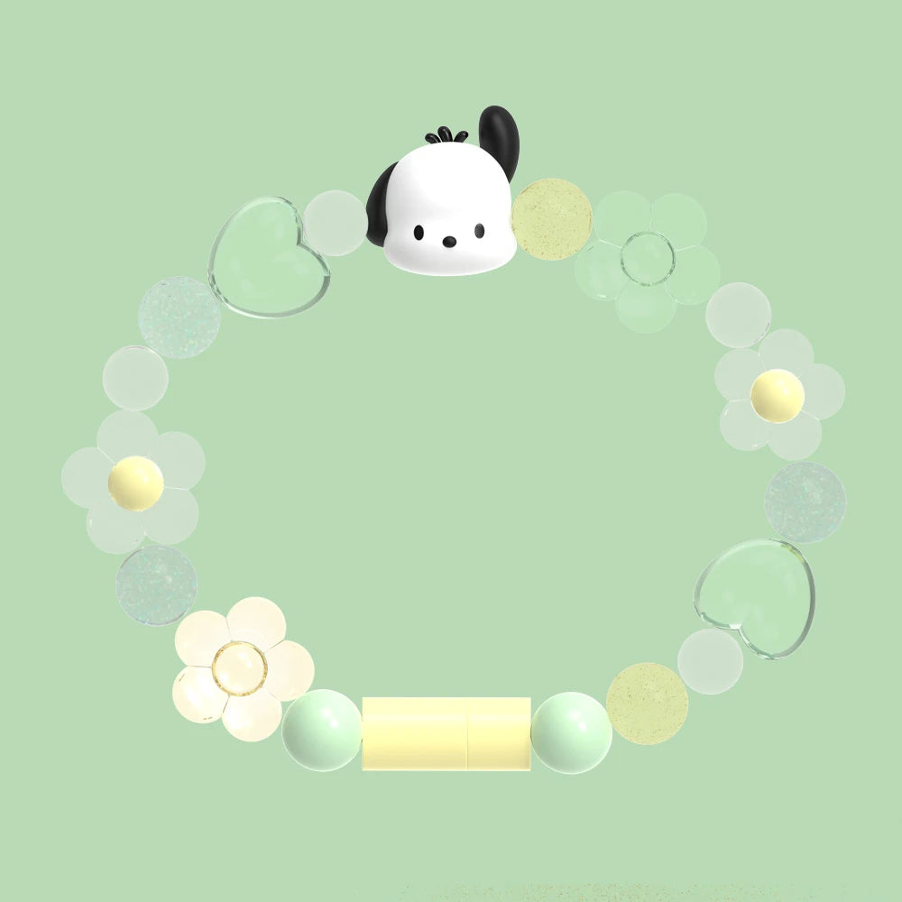 Kuromi & Pochacco Fast Charging Bracelet - Type C/Lightning USB Cable for Huawei, iPhone, Xiaomi