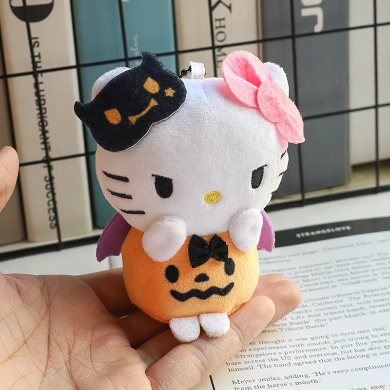 Kawaii Hello Kitty & Sanrio Friends Halloween Plush Keychain