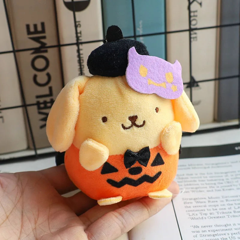 Kawaii Hello Kitty & Sanrio Friends Halloween Plush Keychain