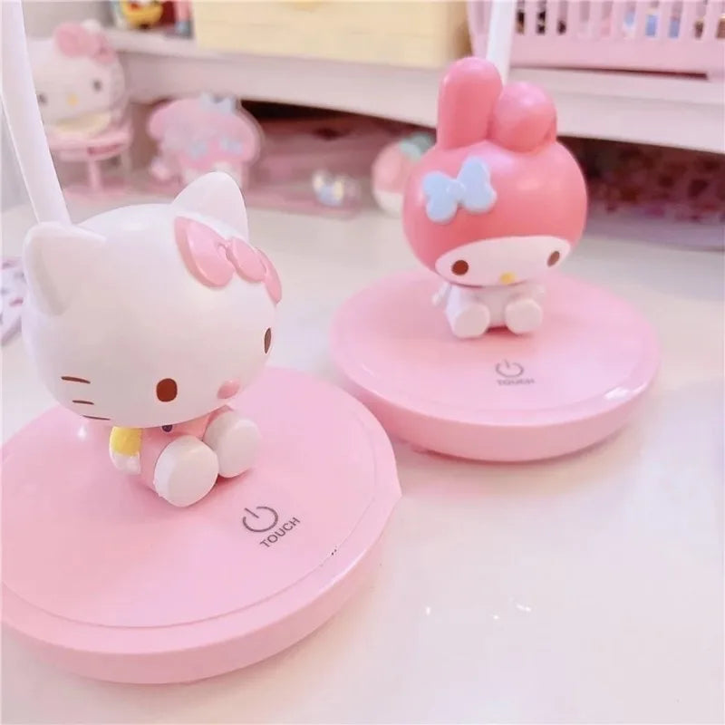 "Authentic Sanrio LED Night Light - Hello Kitty & My Melody Cartoon Lamp for Kids, Cute Bedroom or Desktop Decor, Perfect Gift"